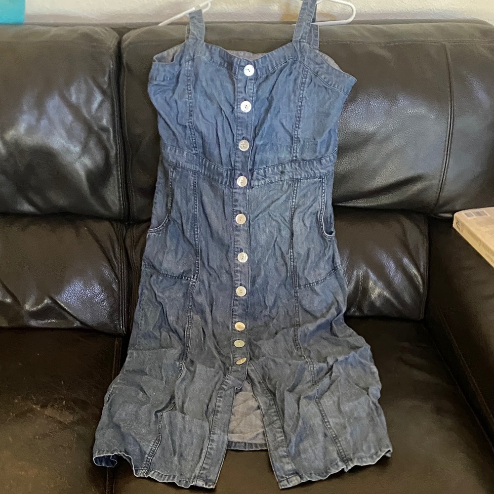 Lovestitch Chambray Shirt Dress
